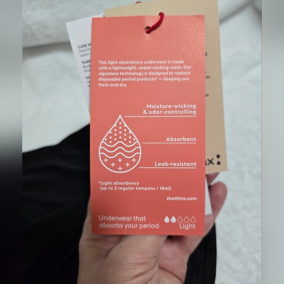 Thinx Air Bikini black light period panties 4X - Picture 5 of 6